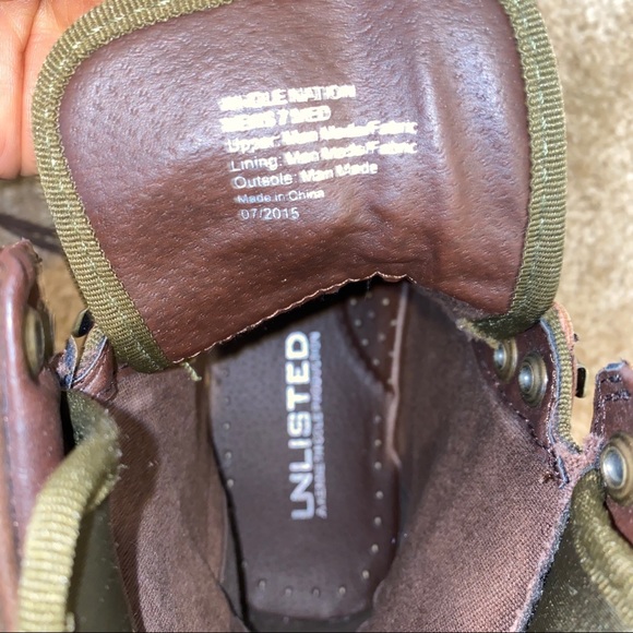Unlisted Boots